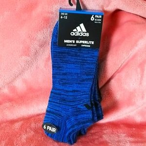 Adidas No Show Men Socks 6 Pairs